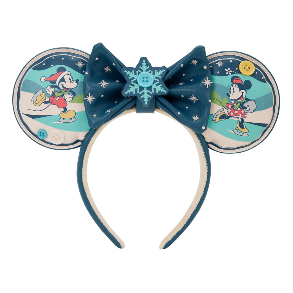 Vorbestellung Disney by Loungefly Haarreif Mickey and Minnie Holiday