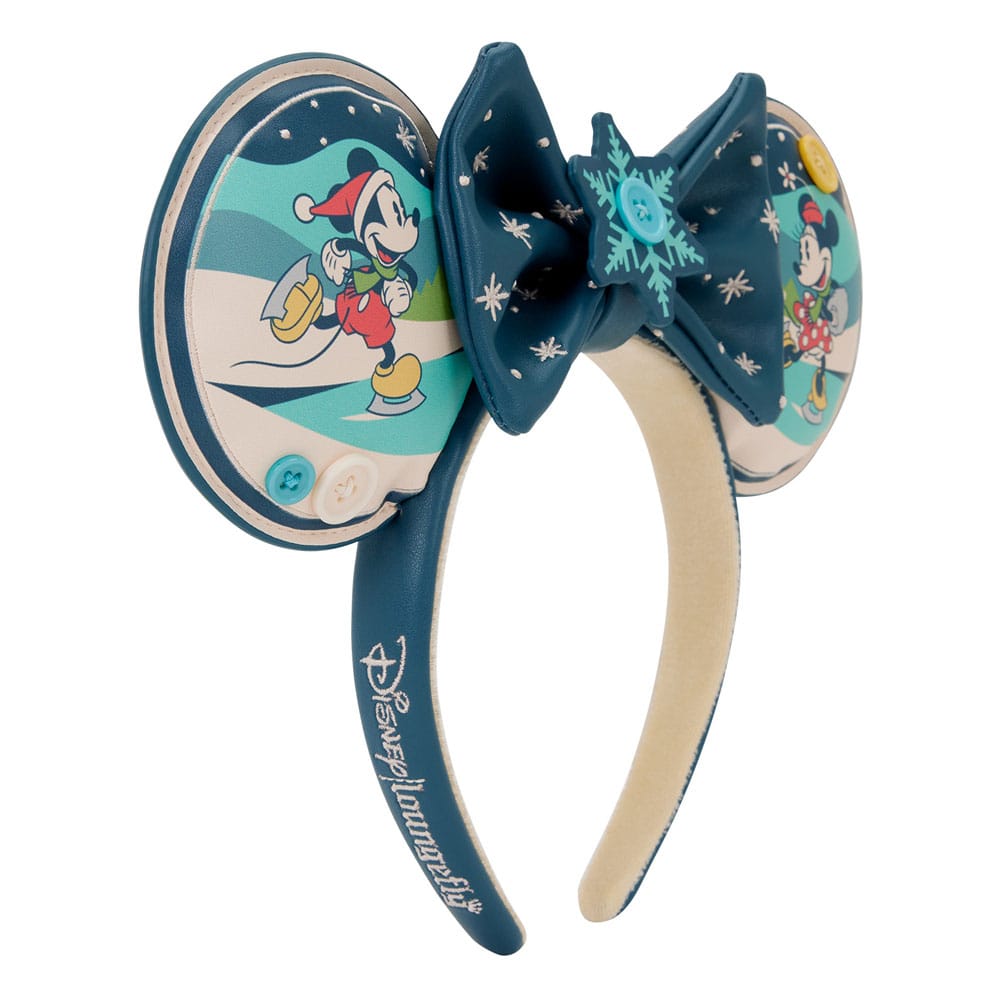 Vorbestellung Disney by Loungefly Haarreif Mickey and Minnie Holiday