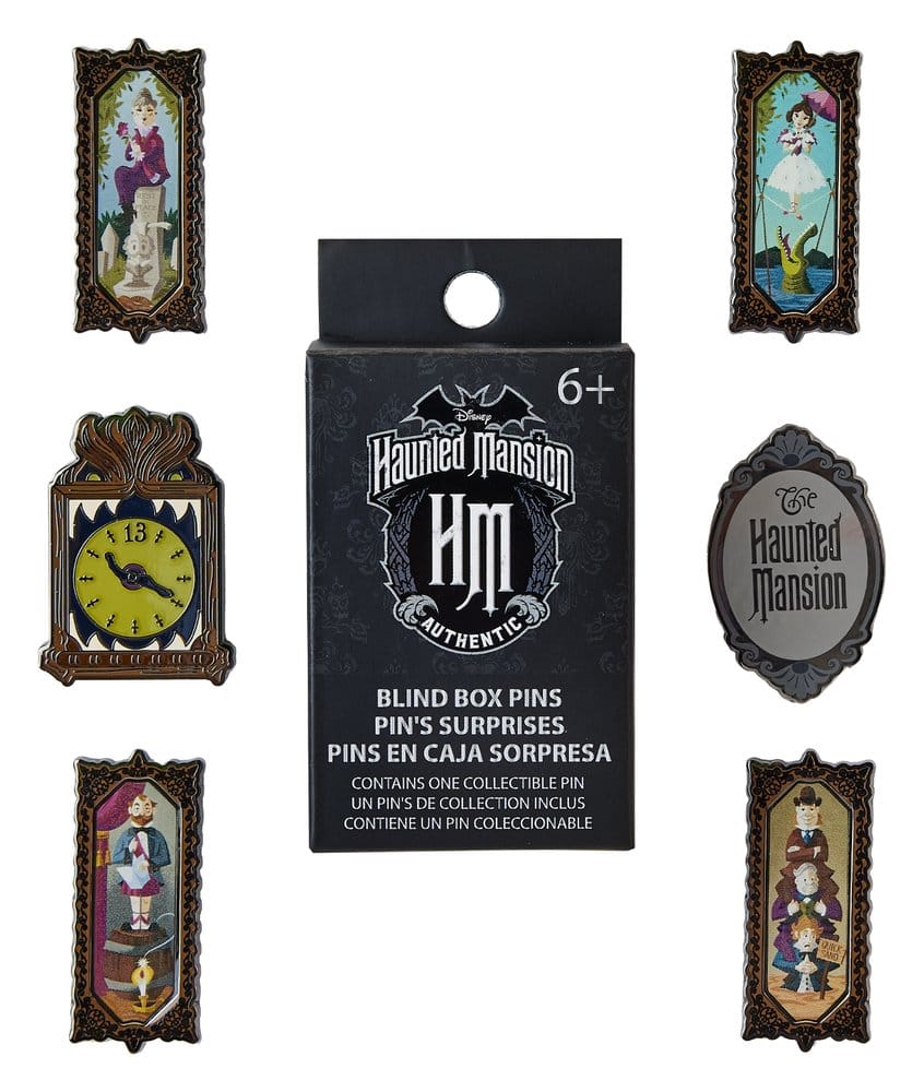 Vorbestellung Disney by Loungefly Ansteck-Pins Blind Box Haunted Maison
