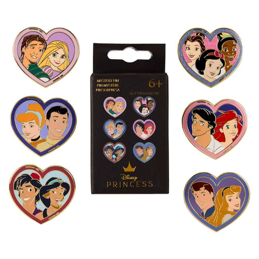 Vorbestellung Disney by Loungefly Ansteck-Pins Blind Box Princess & Prince