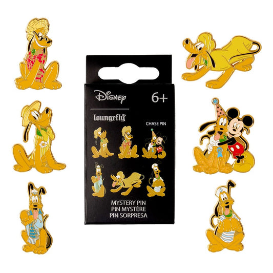 Vorbestellung Disney by Loungefly Ansteck-Pins Blind Box Pluto 95th Anniversary