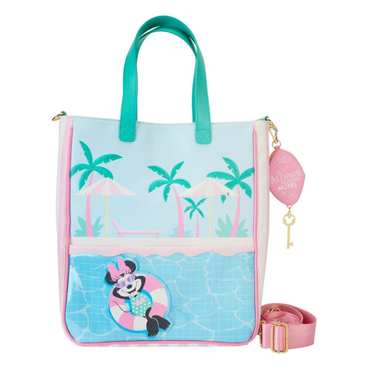 Vorbestellung Disney by Loungefly Tragetasche mit Geldbeutel Minnie Mouse Vacation Style