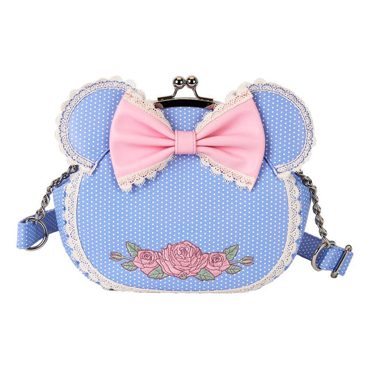 Vorbestellung Disney by Loungefly Umhängetasche Minnie Floral and Lace Kisslock