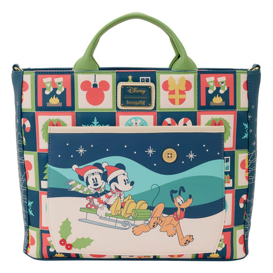 Vorbestellung Disney by Loungefly Tragetasche Mickey and Minnie Holiday