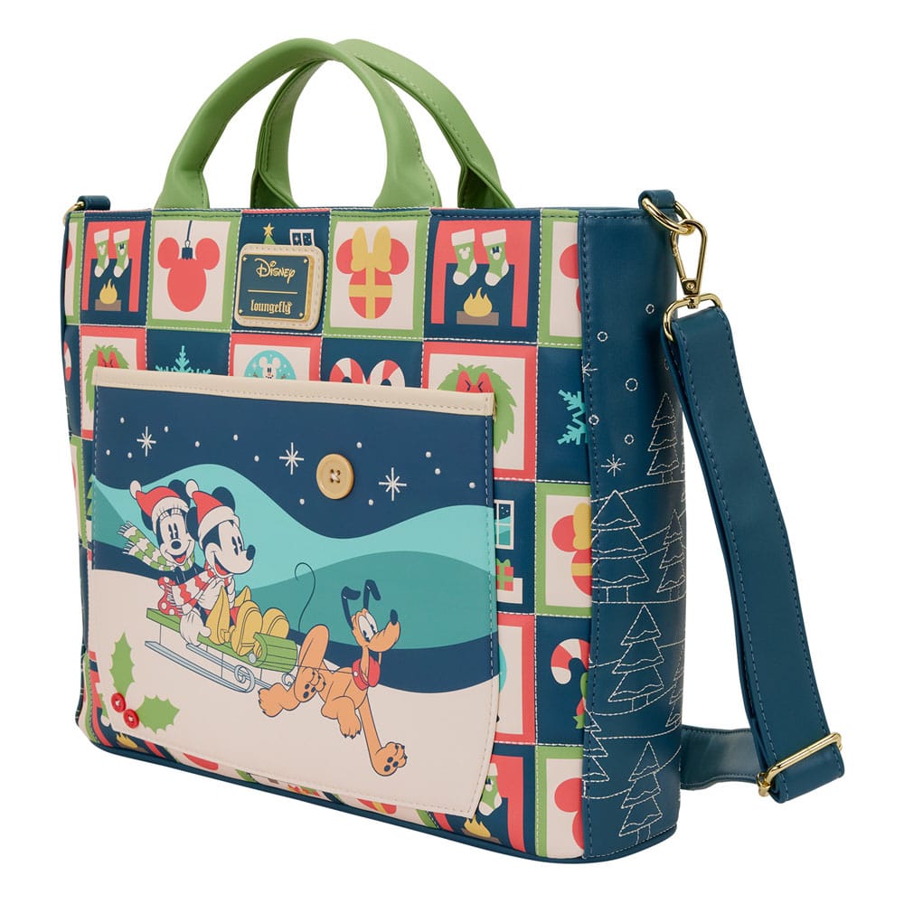 Vorbestellung Disney by Loungefly Tragetasche Mickey and Minnie Holiday