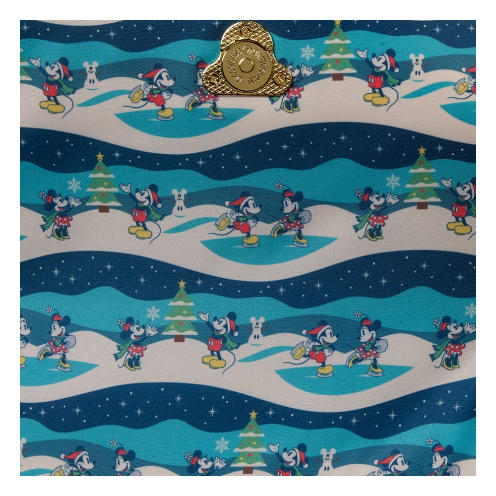 Vorbestellung Disney by Loungefly Umhängetasche Mickey and Minnie Holiday