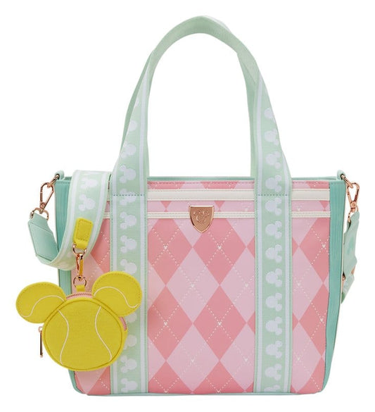 Vorbestellung Disney by Loungefly Umhängetasche mit Geldbeutel Mickey&Friends Tennis