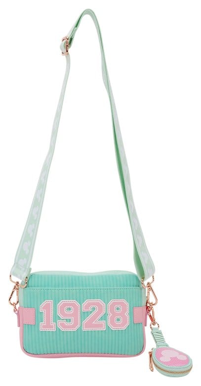 Vorbestellung Disney by Loungefly Sling Brusttasche / Umhängetasche mit Geldbeutel Mickey & Friends Tennis