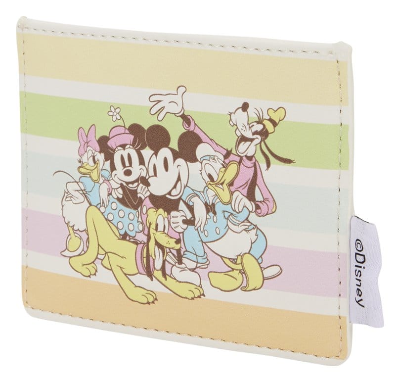 Vorbestellung Disney by Loungefly Karten-Etui Mickey and Friends Rainbow Stripes