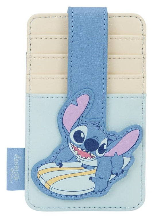 Vorbestellung Disney by Loungefly Karten-Etui Lilo & Stitch Animal Friends Surfing