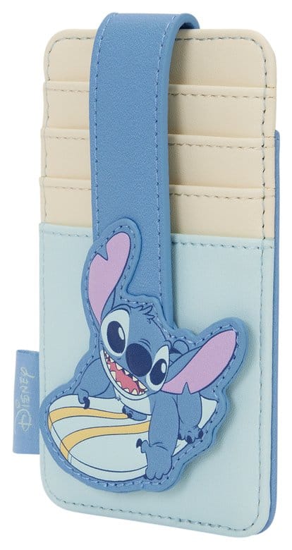 Vorbestellung Disney by Loungefly Karten-Etui Lilo & Stitch Animal Friends Surfing