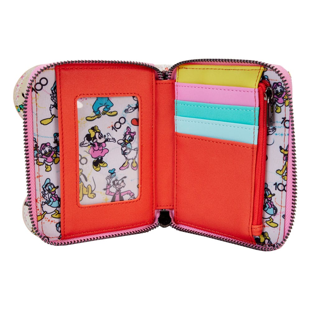 Vorbestellung Disney by Loungefly Geldbeutel Mickey & Friends 100th Anniversary AOP