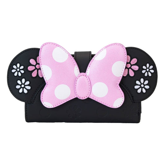 Vorbestellung Disney by Loungefly Geldbeutel Minnie Floral Rock the Dots Flap