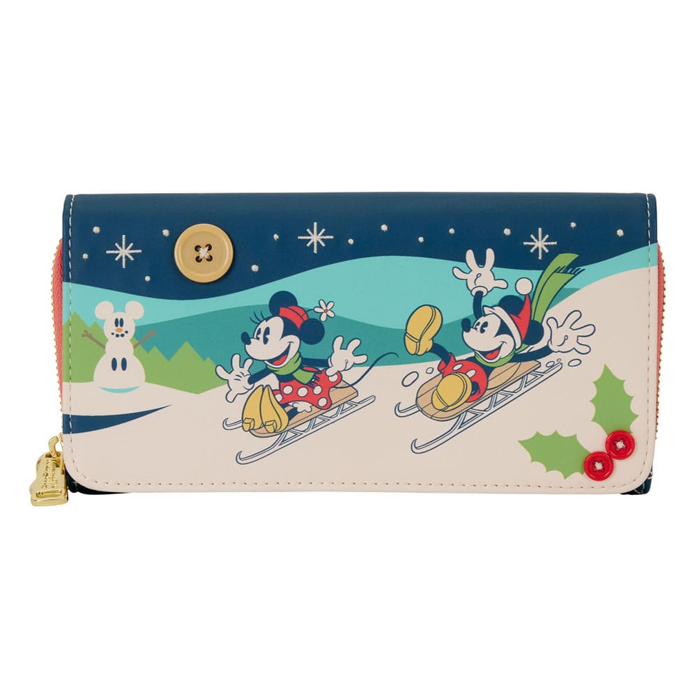 Vorbestellung Disney by Loungefly Geldbeutel Mickey and Minnie Holiday