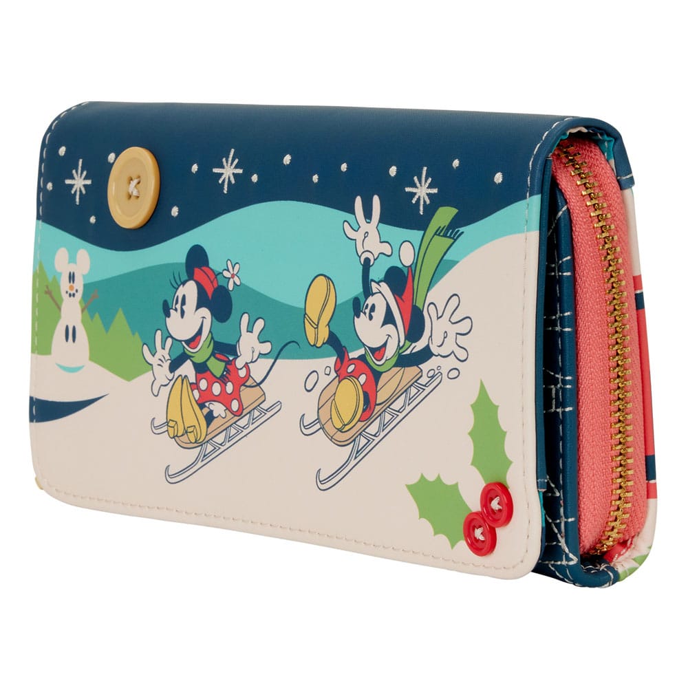 Vorbestellung Disney by Loungefly Geldbeutel Mickey and Minnie Holiday