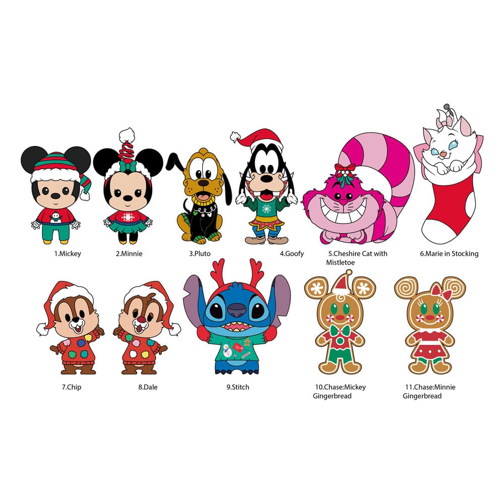 Disney 3D PVC-Taschenanhänger Series 59 Display