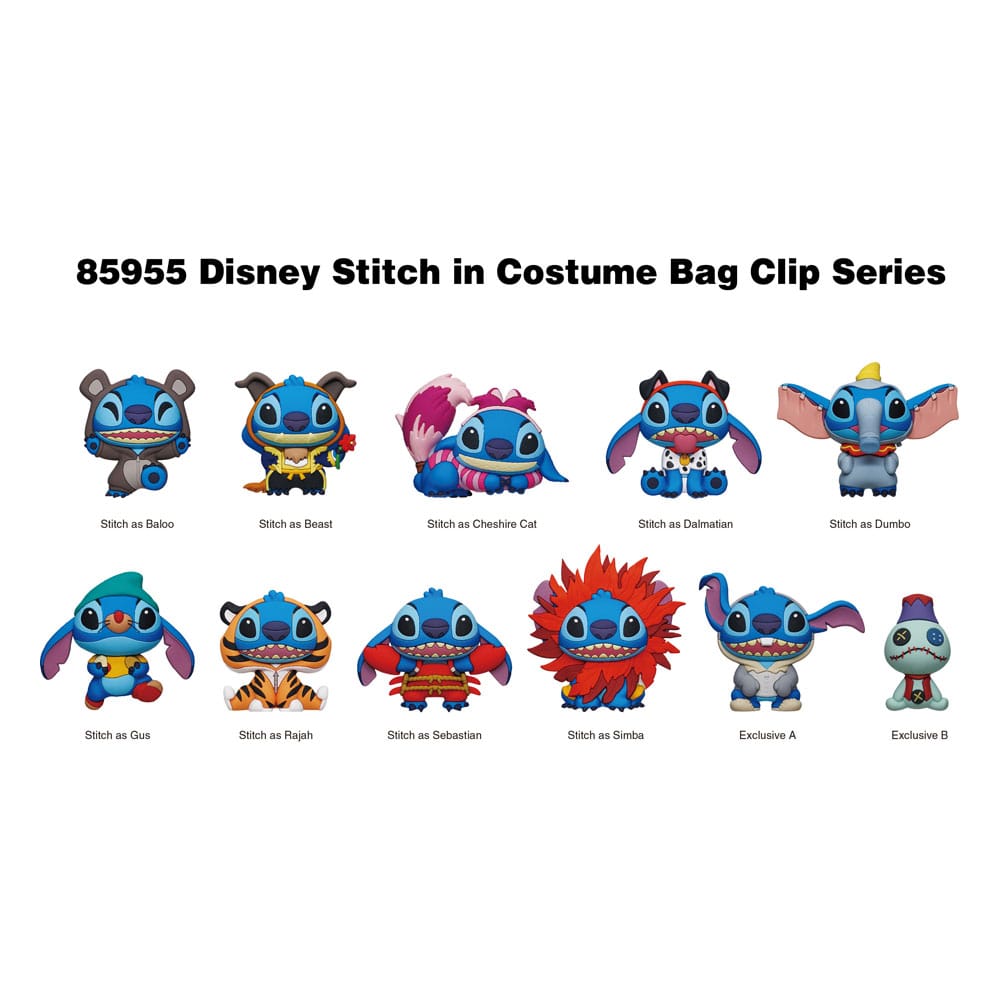 Lilo & Stitch 3D PVC-Taschenanhänger Serie 1