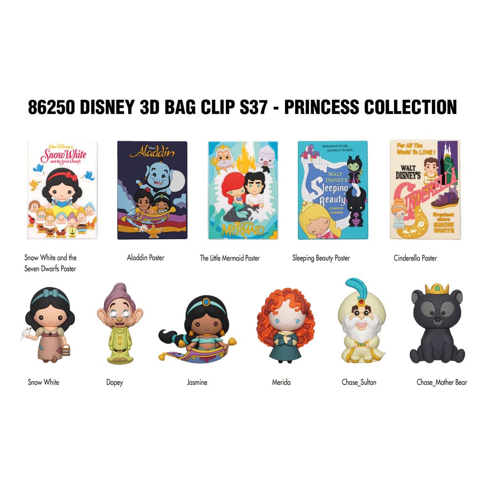 Disney 3D PVC-Taschenanhänger Ultimate Princess Series 37