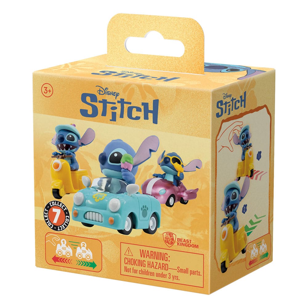 Vorbestellung Lilo & Stitch Zoom Hero Rückzug-Fahrzeuge mit Figuren Stitch (Blind Box Ver.)