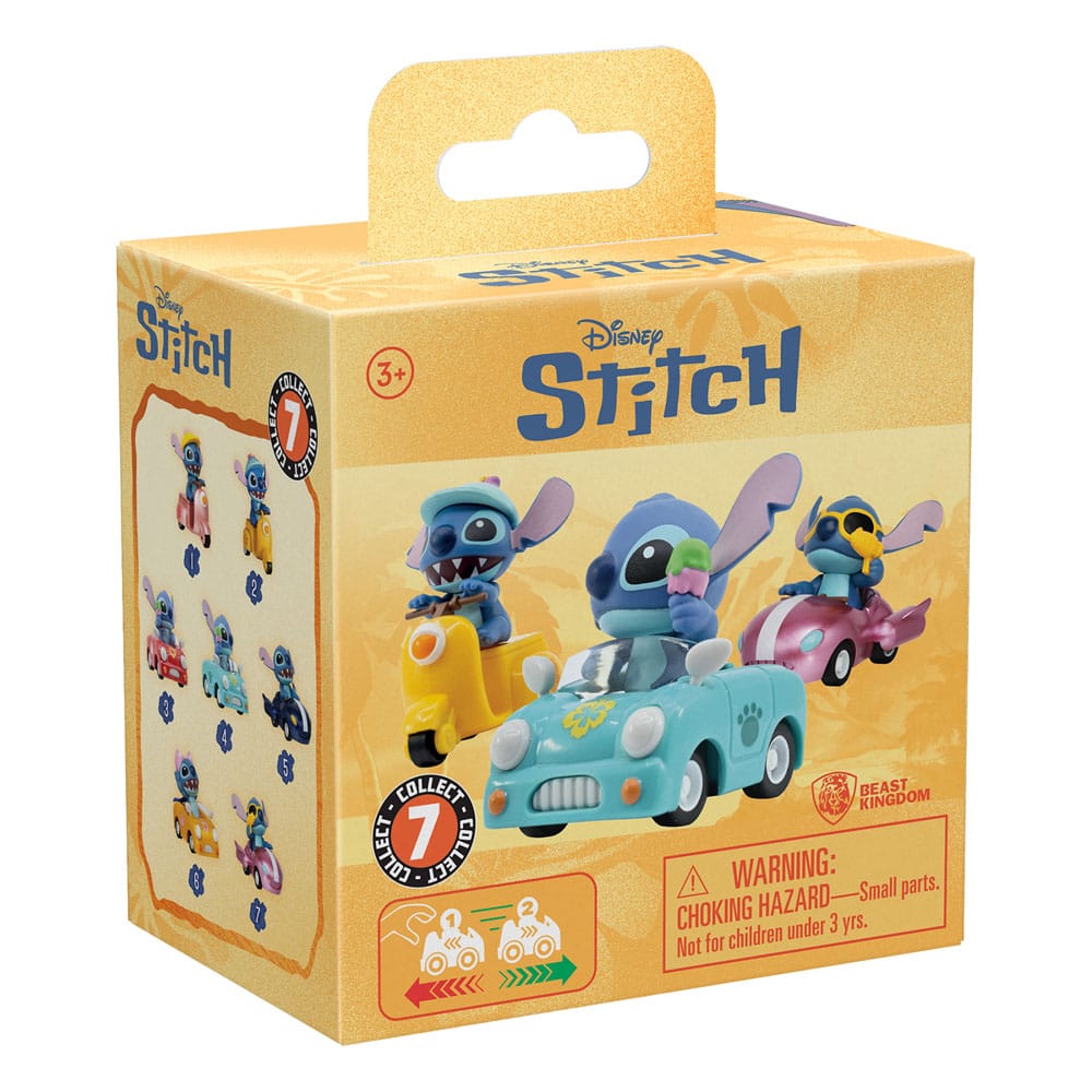 Vorbestellung Lilo & Stitch Zoom Hero Rückzug-Fahrzeuge mit Figuren Stitch (Blind Box Ver.)