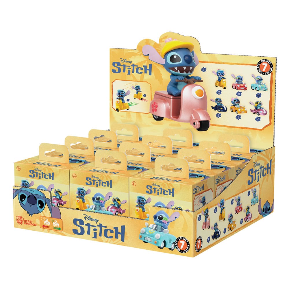 Vorbestellung Lilo & Stitch Zoom Hero Rückzug-Fahrzeuge mit Figuren Stitch (Blind Box Ver.)