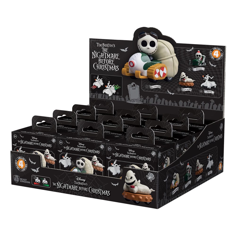 Nightmare Before Christmas Zoom Hero Rückzug-Fahrzeuge mit Figuren Blind Box