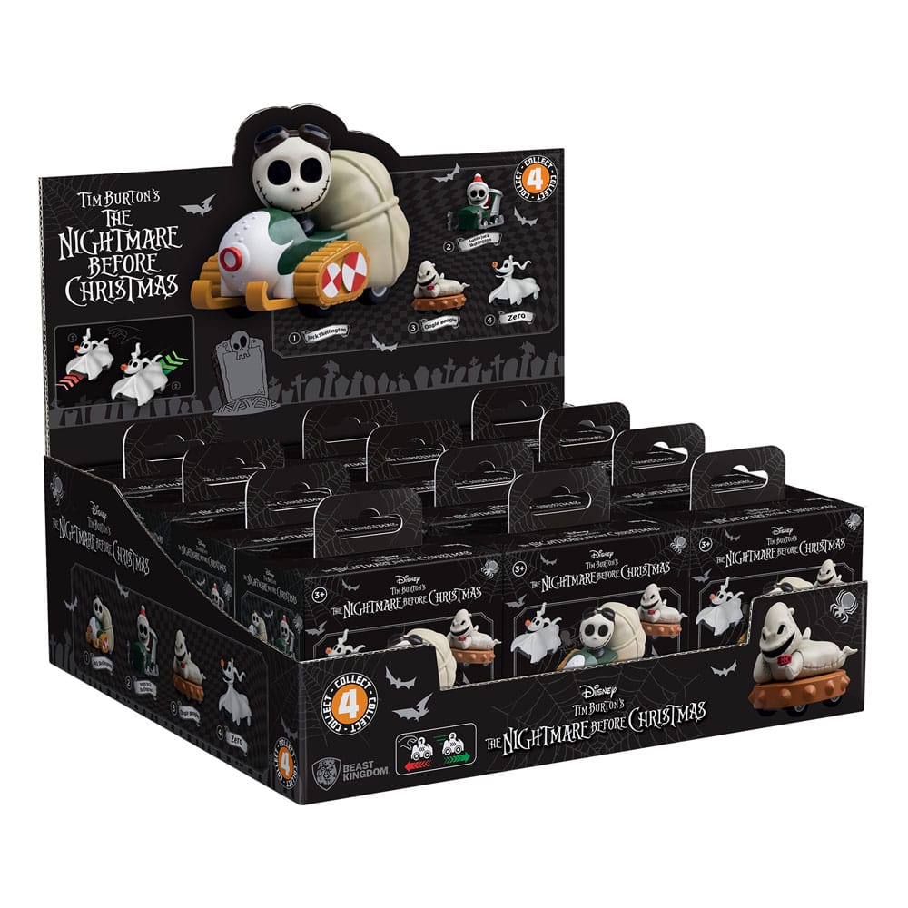 Nightmare Before Christmas Zoom Hero Rückzug-Fahrzeuge mit Figuren Blind Box