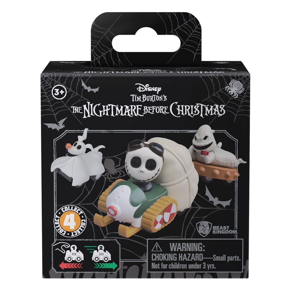 Nightmare Before Christmas Zoom Hero Rückzug-Fahrzeuge mit Figuren Blind Box